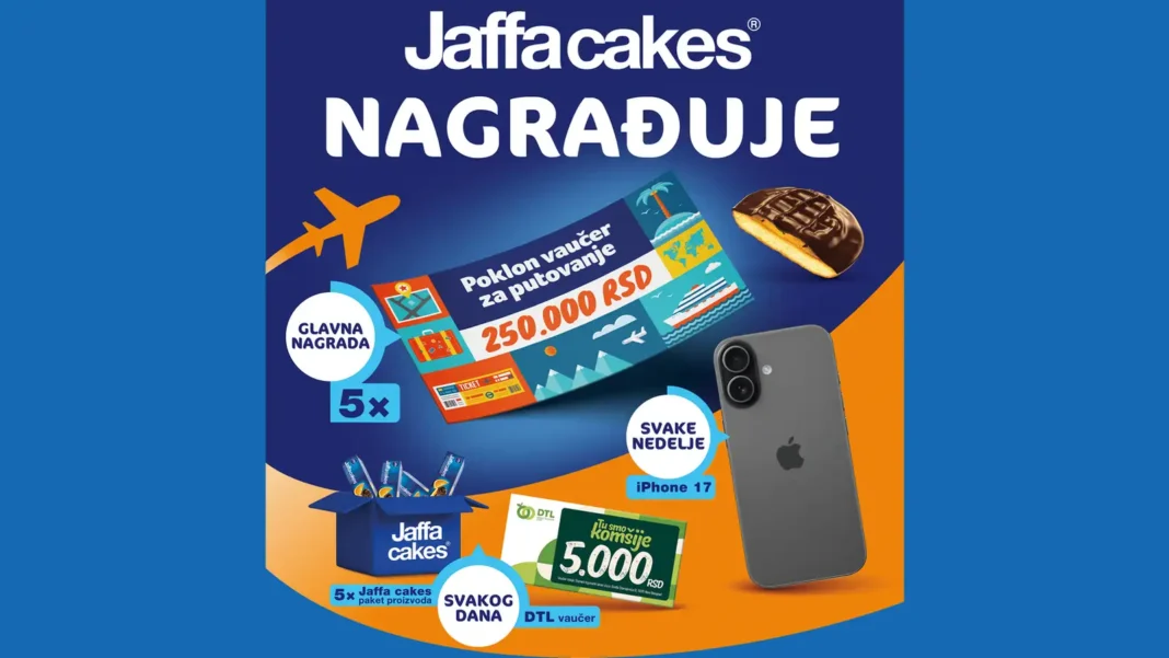 Jaffa nagradna igra: Jaffa cakes nagrađuje Jaffa nagradna igra: Jaffa cakes nagrađuje