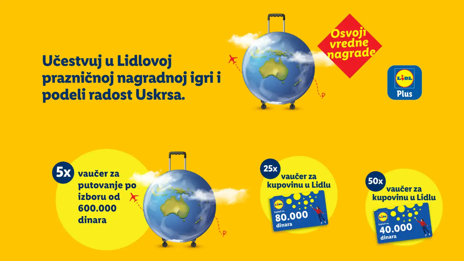 Lidl nagradna igra 2026: Uskršnja nagradna igra
