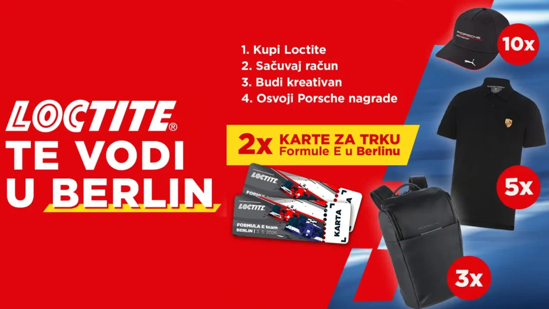 Loctite nagradna igra: Loctite te vodi u Berlin!