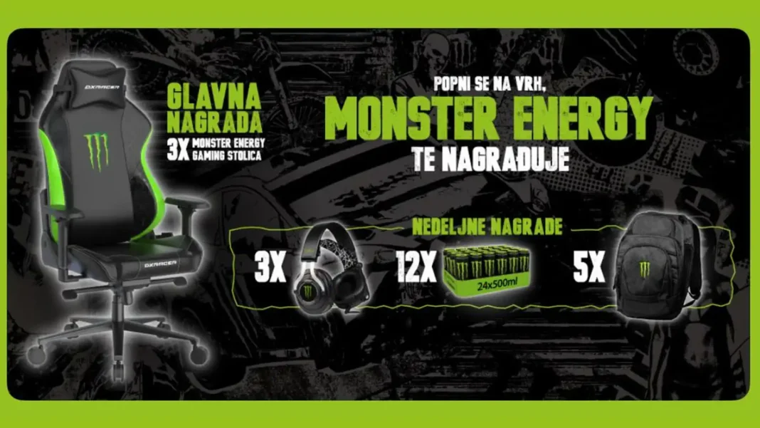 Monster nagradna igra za gejming nagrade