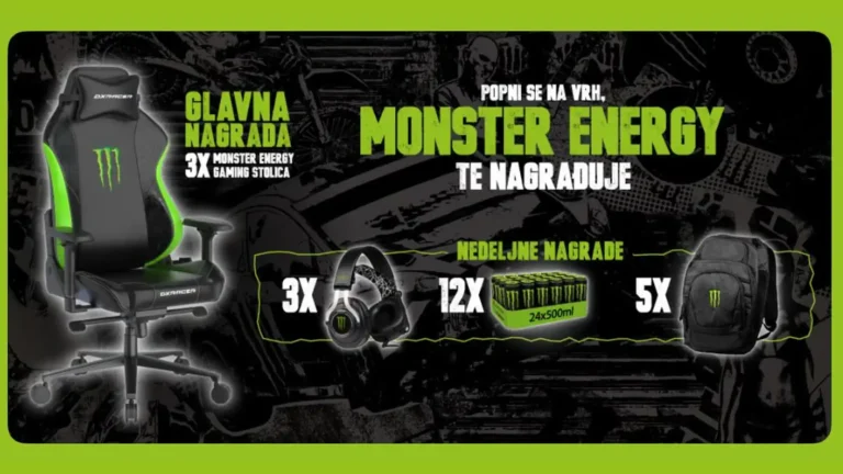 Monster nagradna igra za gejming nagrade
