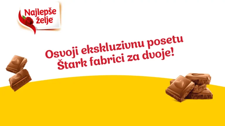 Najlepše želje nagradna igra: Osvoji posetu Štark fabrici za dvoje