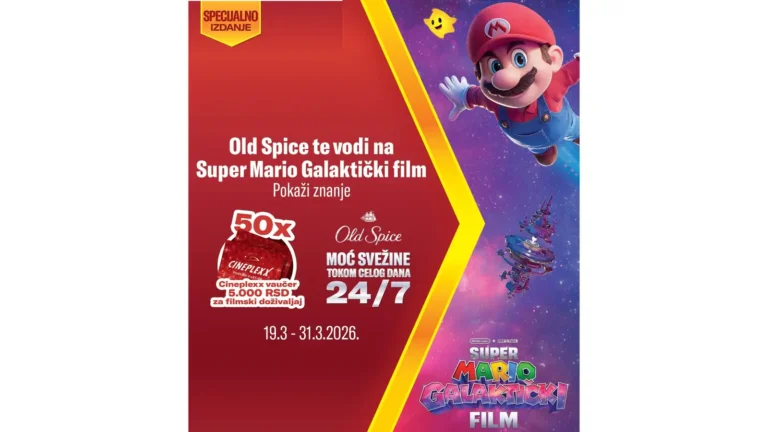 Old Spice nagradna igra: Old Spice te vodi na Super Mario Galaktički film
