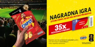 Chipsy nagradna igra 2026: Otvori Chipsy, idi na Fifa SP2026