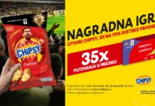 Chipsy nagradna igra: CHIPSY TE VODI NA FIFA SVETSKO PRVENSTVO 2026