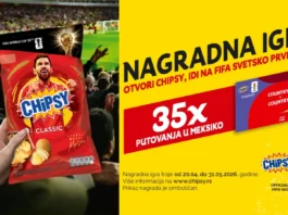 Chipsy nagradna igra: CHIPSY TE VODI NA FIFA SVETSKO PRVENSTVO 2026