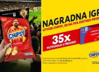 Chipsy nagradna igra: CHIPSY TE VODI NA FIFA SVETSKO PRVENSTVO 2026