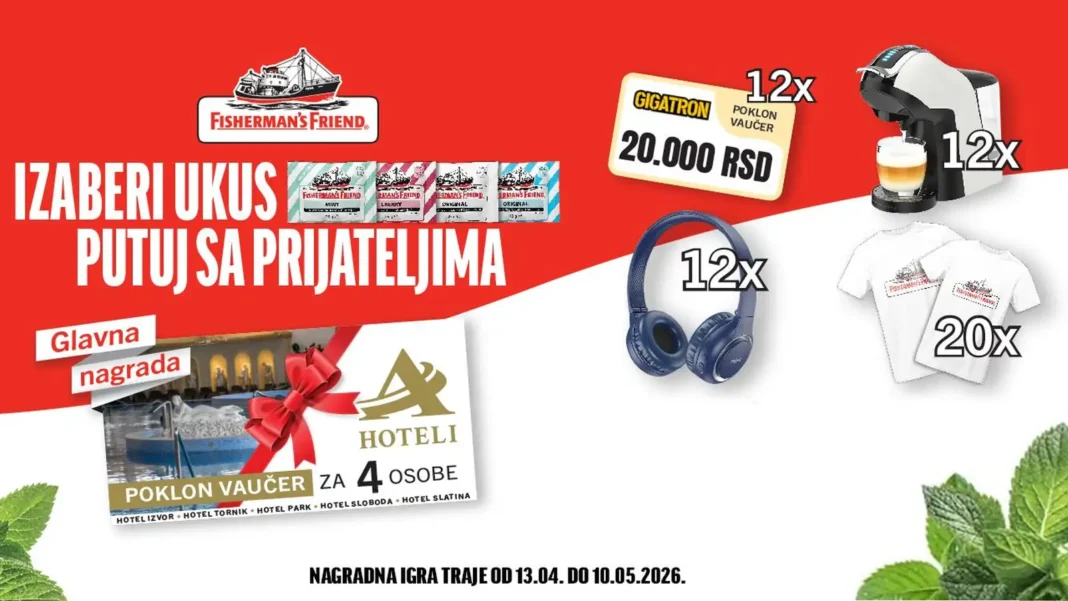 Fisherman's Friend nagradna igra: Putuj sa prijateljima