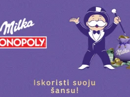 Milka nagradna igra: Milka MONOPOLY za nagrade
