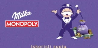 Milka nagradna igra: Milka MONOPOLY za nagrade