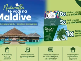 Naturella nagradna igra: Naturella te vodi na Maldive