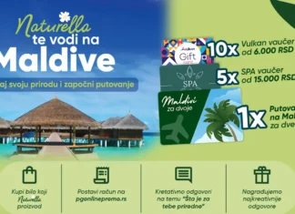 Naturella nagradna igra: Naturella te vodi na Maldive
