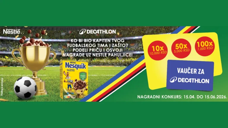 Nestle nagradna igra: Vreme je za igru i nagrade!​