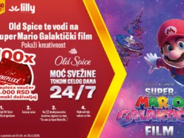 Old Spice nagradna igra u Lilly: Old Spice te vodi na Super Mario film