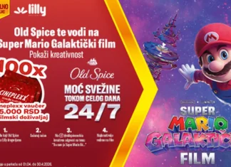 Old Spice nagrade u Lilly: Old Spice te vodi na Super Mario film Old Spice nagradna igra u Lilly: Old Spice te vodi na Super Mario film