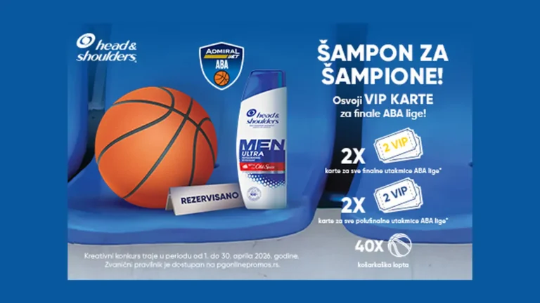 Head & Shoulders nagradna igra: Šampon za šampiona