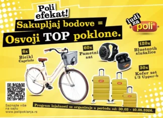 POLI nagradna igra 2026: Osvoji TOP poklone