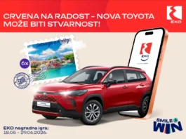 EKO nagradna igra 2026 za automobil Toyota Corolla Cross