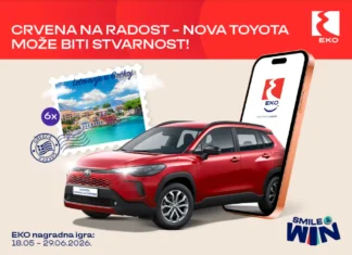 EKO nagradna igra 2026 za automobil Toyota Corolla Cross