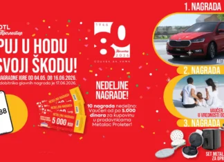 Metalac Proleter nagradna igra 2026: Kupuj u hodu i osvoji škodu