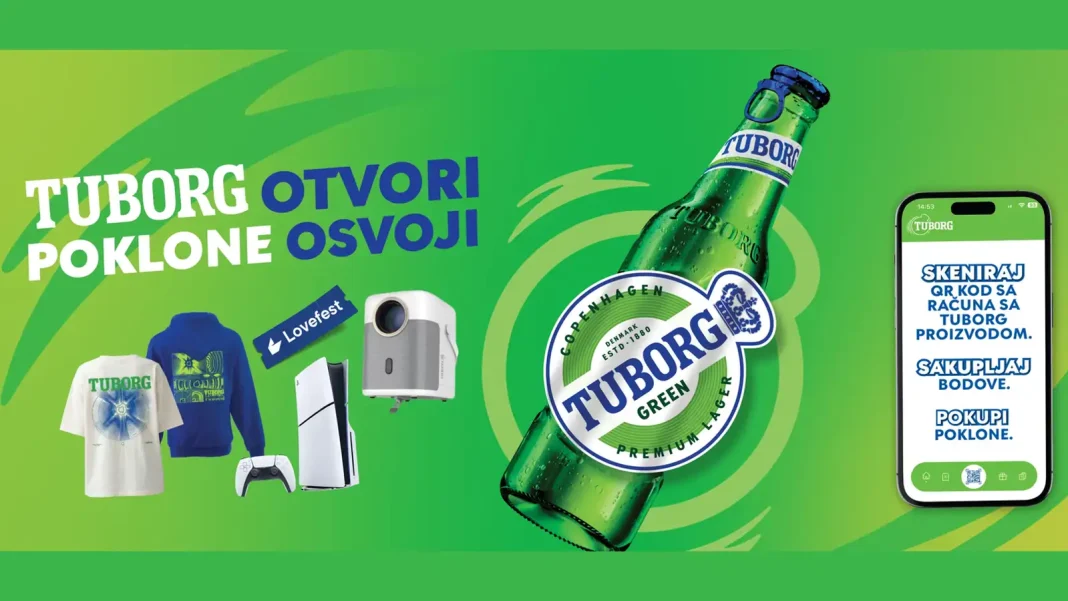Tuborg nagradna igra 2026: Program lojalnosti "App your world"