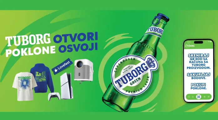 Tuborg nagradna aktivacija: App your world 2026 Tuborg nagradna igra 2026: Program lojalnosti "App your world"