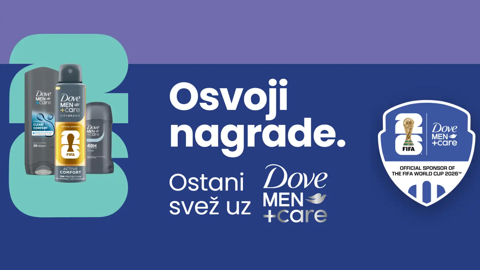 Unilever nagradna igra: Ostani svež uz Dove Men i osvoji nagradu