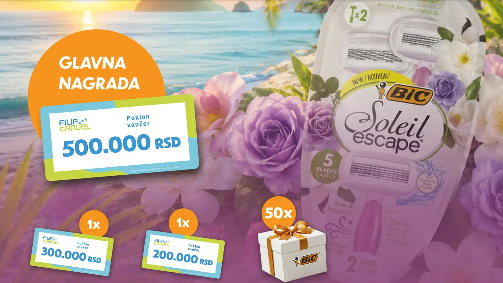 BIC nagradna igra: Zablistaj i osvoji!