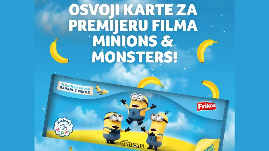 Frikom nagradna igra 2026: Minions Frikom nagradna igra 2026: Minions