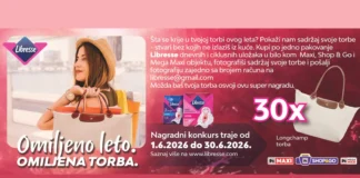 Libresse nagradna igra: Omiljeno leto. Omiljena torba.