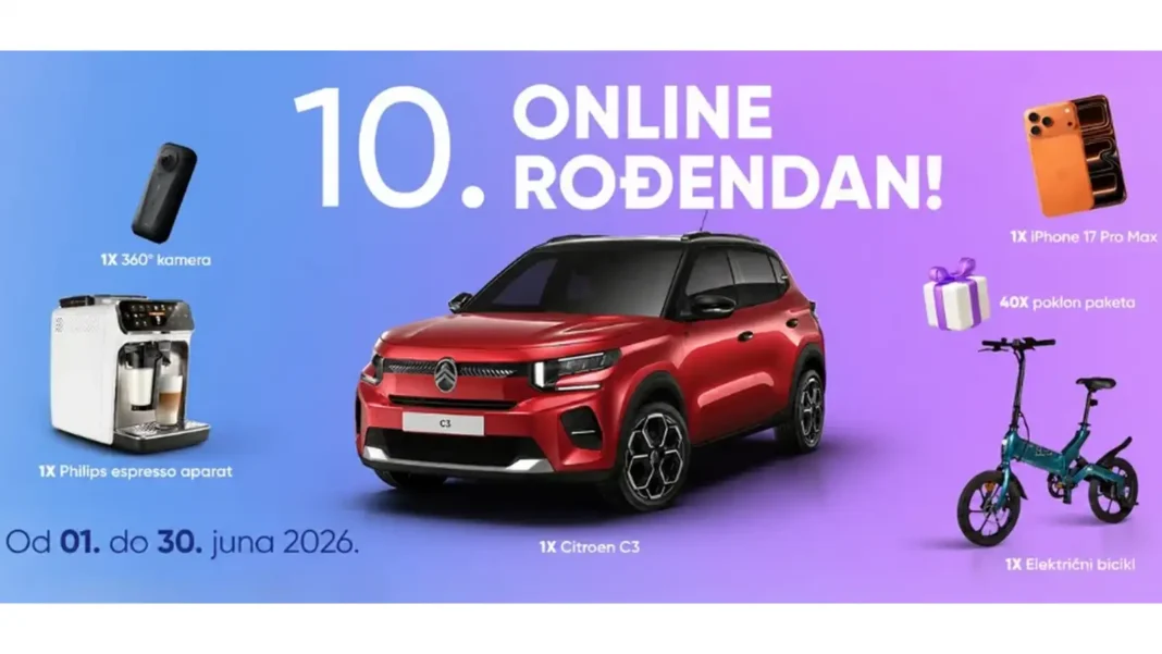 Lilly nagradna igra za 10. rođendan: Osvoji automobil Citroën C3 Lilly nagradna igra za 10. rođendan: Osvoji automobil Citroën C3