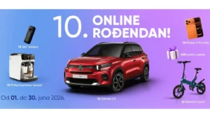 Lilly nagradna igra za 10. rođendan: Osvoji automobil Citroën C3