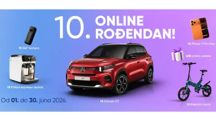 Lilly nagradna igra za 10. rođendan: Osvoji automobil Citroën C3