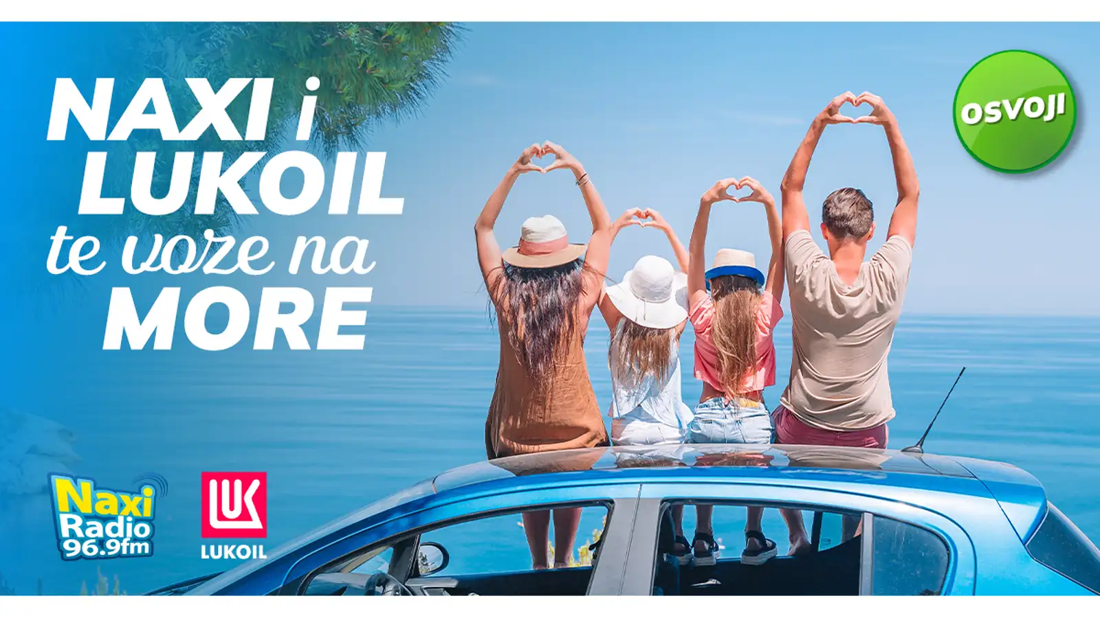 NAXI Radio nagradna igra 2026: Naxi radio i Lukoil te voze na more