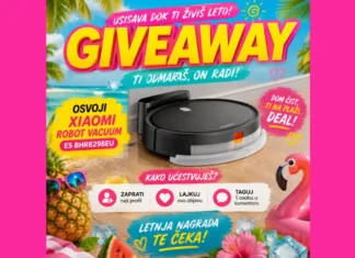 Nitom Web Shop giveaway za XIAOMI robot usisivač