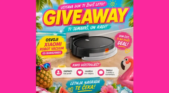 Nitom Web Shop giveaway za XIAOMI robot usisivač
