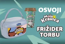 Moja Kravica nagradna igra 2026: Osvoji Moja Kravica frižider torbu