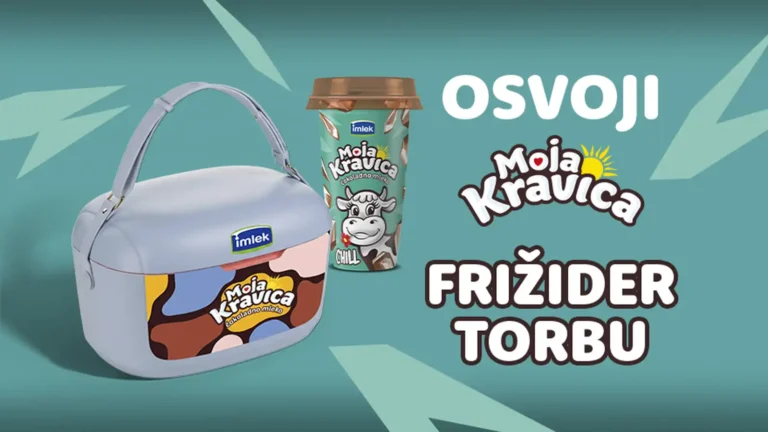 Moja Kravica nagradna igra 2026: Osvoji Moja Kravica frižider torbu