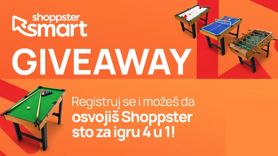 Shoppster nagradna igra 2026: Shoppster Smart giveaway