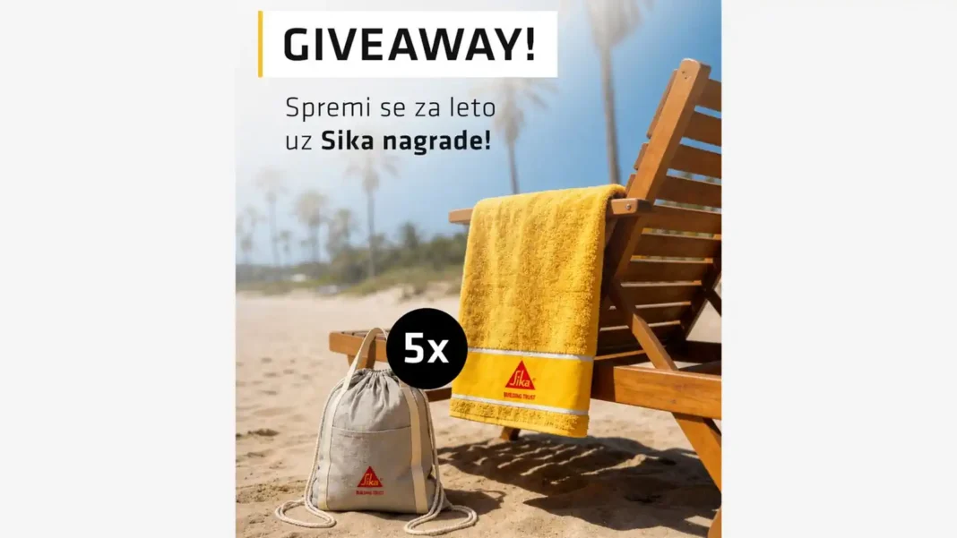 Sika giveaway za 5 letnjih poklon paket Sika giveaway za 5 letnjih poklon paket