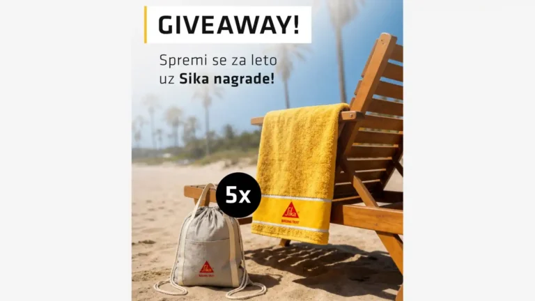 Sika giveaway za 5 letnjih poklon paket 