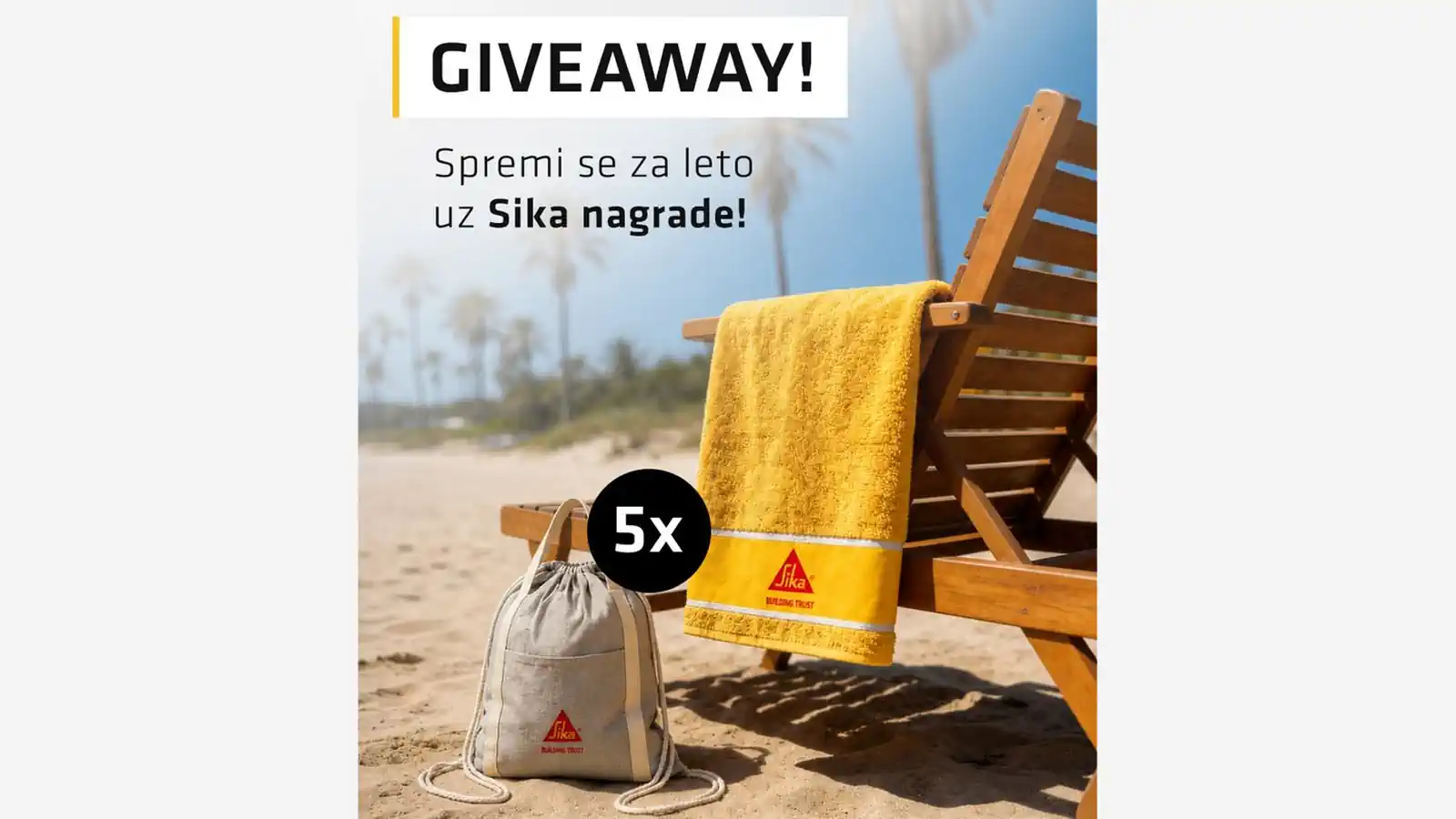 Sika giveaway za 5 letnjih poklon paket 