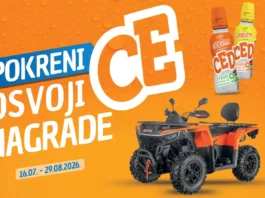 Cedevita nagradna igra 2026: POKRENI CE - OSVOJI NAGRADE