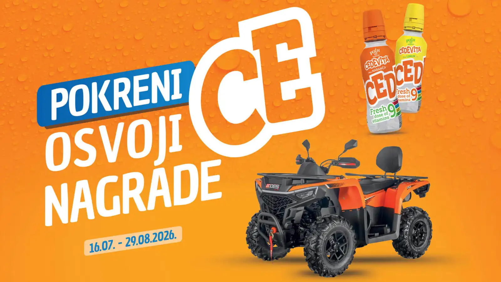 Cedevita nagradna igra 2026: Pokreni CE i osvoji nagrade!