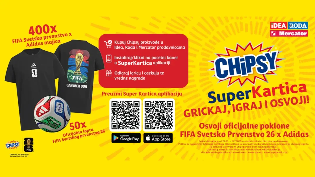 Chipsy i Super Kartica nagradna igra: Grickaj, igraj i osvoji!