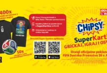 Chipsy i Super Kartica: Grickaj, igraj i osvoji! Chipsy i Super Kartica nagradna igra: Grickaj, igraj i osvoji!