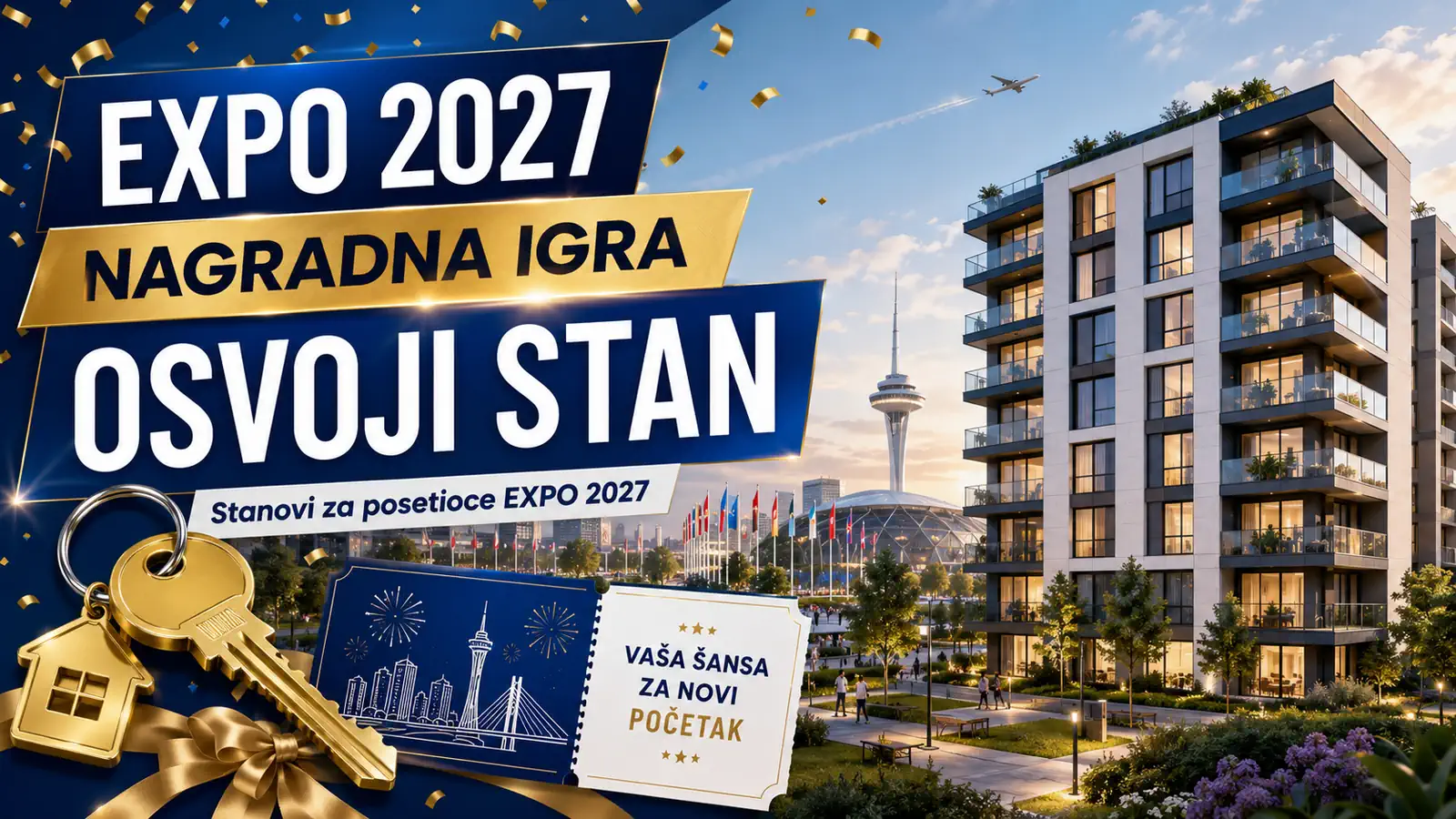 Ekspo nagradna igra za stanove: Osvoji stan na EXPO 2027