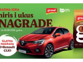 Grand kafa nagradna igra 2026 za automobil Renault CLIO