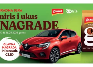 Grand kafa nagradna igra 2026 za automobil Renault CLIO