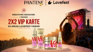 Pantene nagradna igra 2026: Pantene x Lovefest